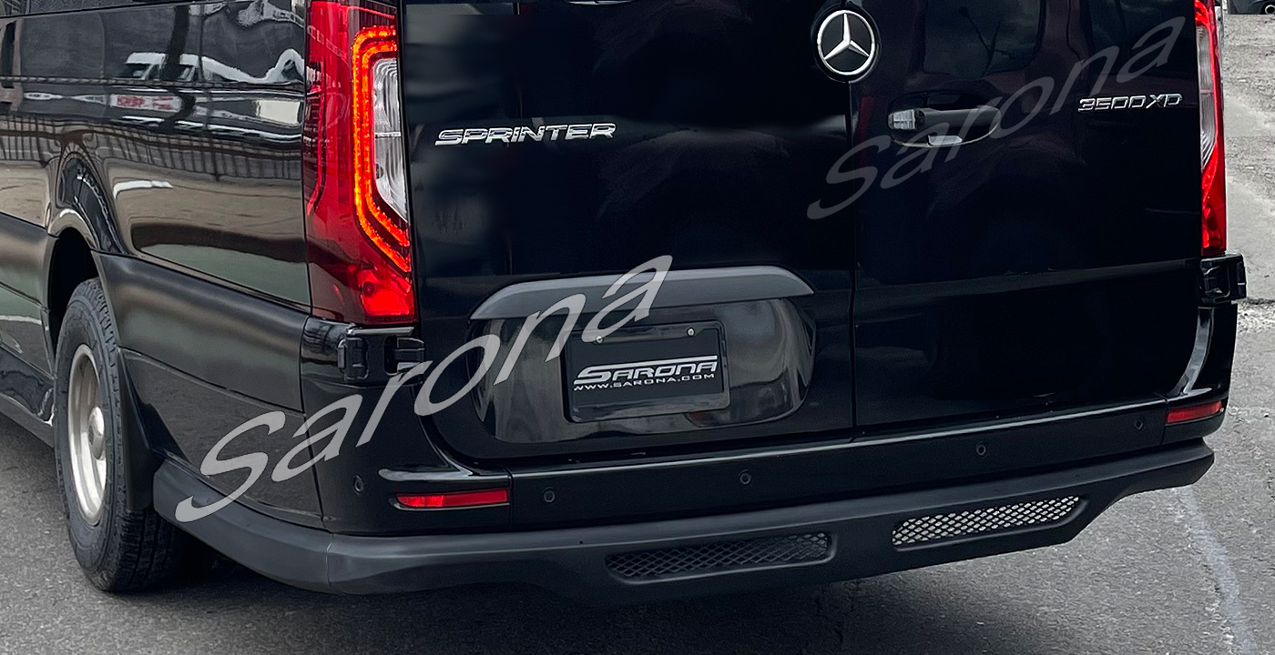 Custom Mercedes Sprinter  Long Wheel Base Rear Lip/Diffuser (2007 - 2018) - $690.00 (Part #MB-034-RA)
